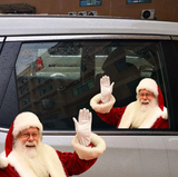 Vrolijke Kerstman Sticker