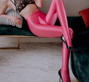 Glanzende Leggings 'Satin Deluxe'