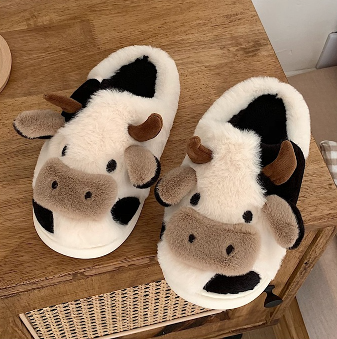 Schattige Koeien Pantoffels