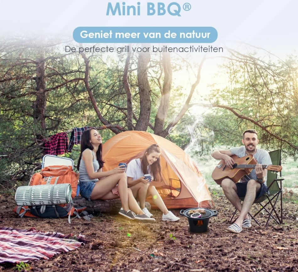 Mini BBQ® | Ideaal voor op het balkon, in het park en op vakantie!