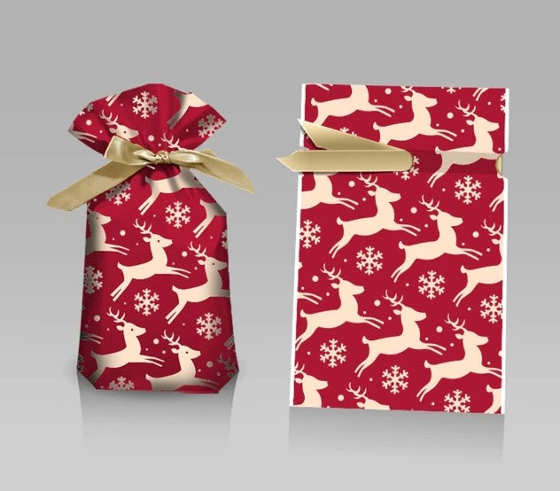 Kerst Kado Zakken (10 Stuks!)