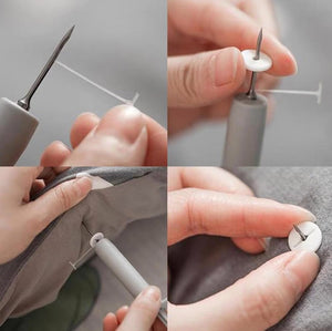 Knoop Gadget - Zonder naalden stoffen verbinden!