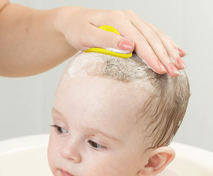 Siliconen Baby Haar Wasser