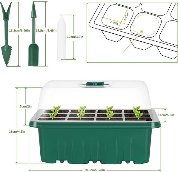 Mini Groei Kas (Voor Planten, Groenten, Fruit en meer!)