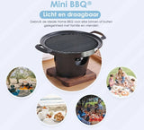 Mini BBQ® | Ideaal voor op het balkon, in het park en op vakantie!