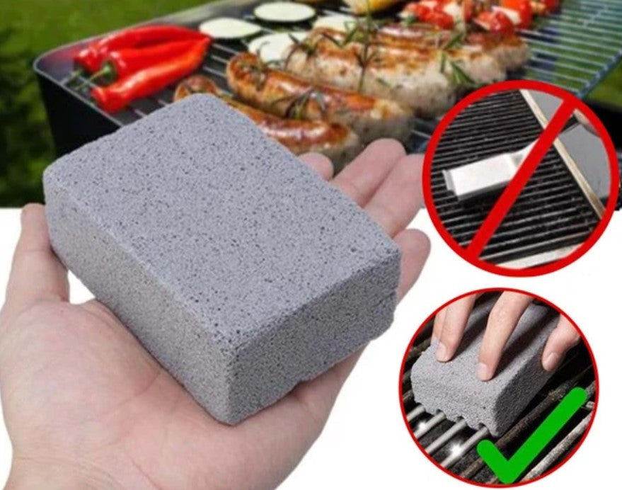 Krachtige BBQ Reinig Steen-Sponzen (2 Stuks!)