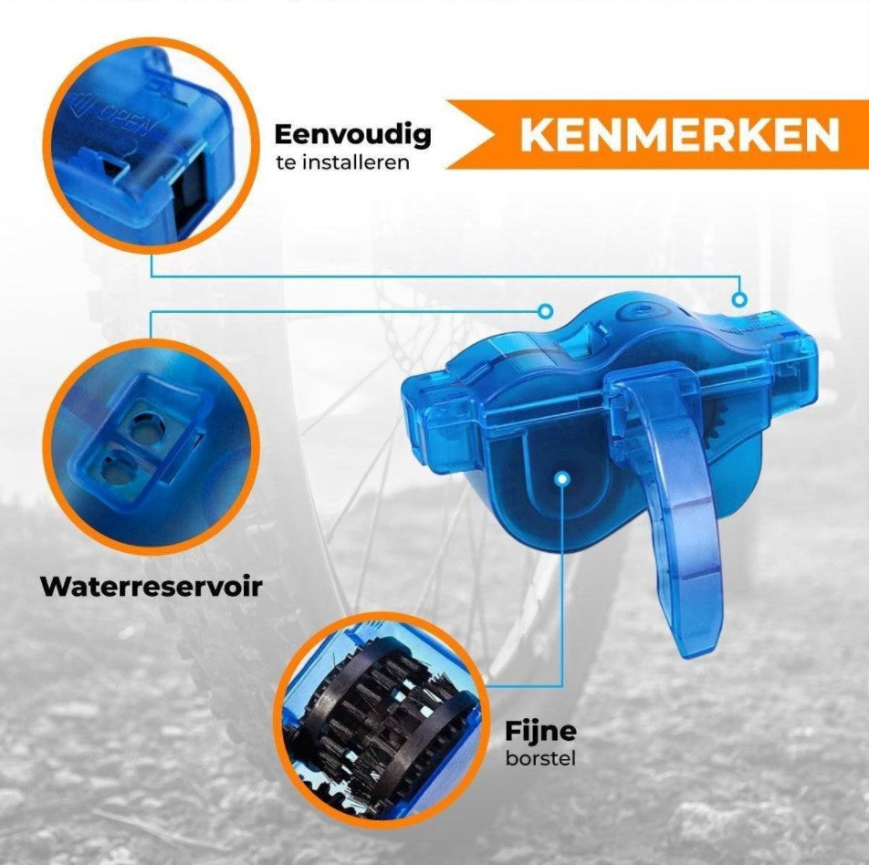 FIETSKETTING SCHOONMAAK TOOL