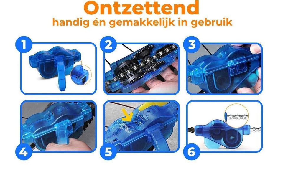 FIETSKETTING SCHOONMAAK TOOL