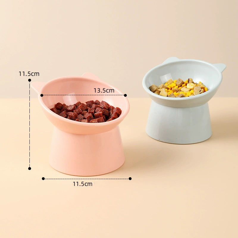 Schattig Ergonomisch Katten Voer/Waterbakje