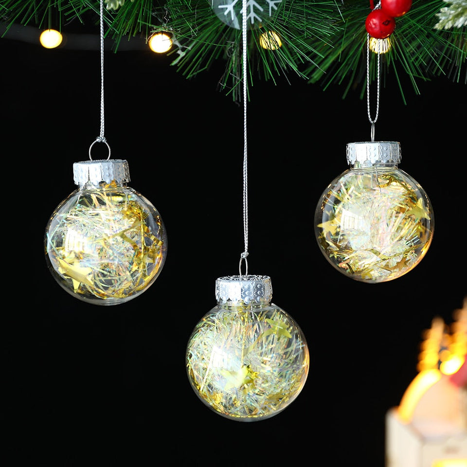 Gedetailleerde Gevulde Kerstballen