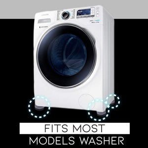 Trilling - en Lawaai Verminderende Wasmachine Pads (Set van 4 Stuks!)