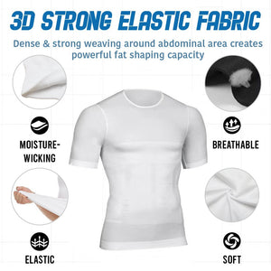 Strak Corrigerend T-Shirt 'Ab Toner™️'