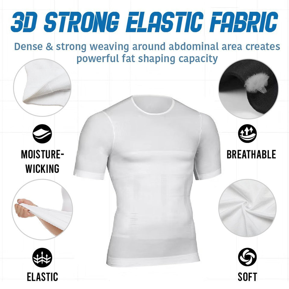 Strak Corrigerend T-Shirt 'Ab Toner™️'