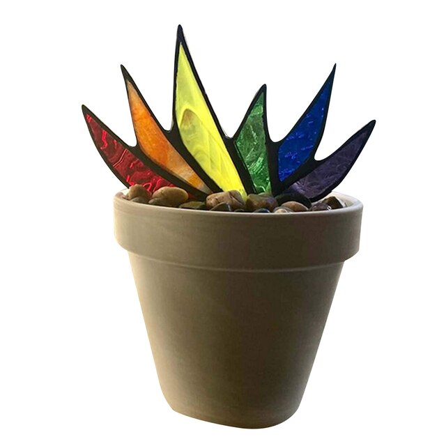Glas in Lood Planten Decoratie