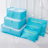 🎉50% KORTING - 6-Delige Reisbagage Organizer Set 🧳