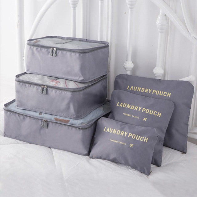🎉50% KORTING - 6-Delige Reisbagage Organizer Set 🧳
