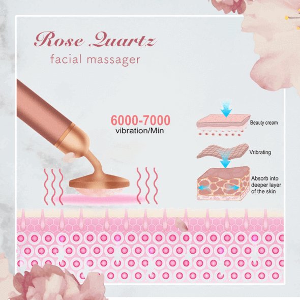 Vibrerende Kwarts Anti-Wallen Massager