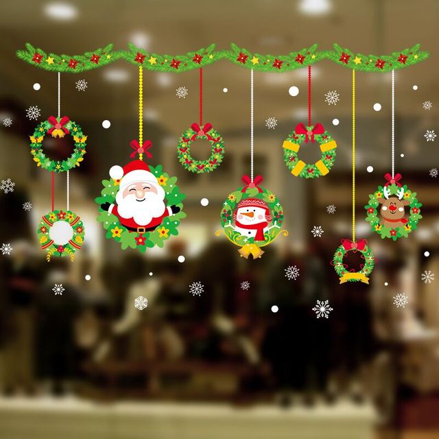 Kerst Raamsticker Set - Voor een Perfecte Winter!