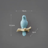 Wanddecoratie Vogel (Kapstok)Haakjes