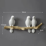 Wanddecoratie Vogel (Kapstok)Haakjes