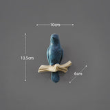 Wanddecoratie Vogel (Kapstok)Haakjes