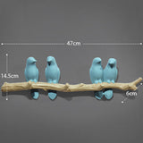 Wanddecoratie Vogel (Kapstok)Haakjes