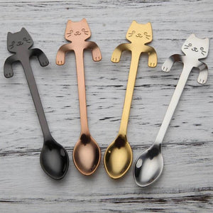 SCHATTIGE HANGENDE KATTENLEPELS (Set van 4)