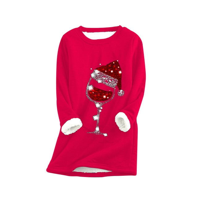 Comfortabele Wijn Kersttrui 'Comfy Winelovers™'