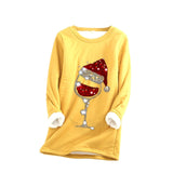 Comfortabele Wijn Kersttrui 'Comfy Winelovers™'
