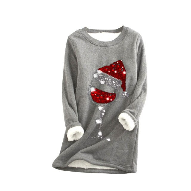 Comfortabele Wijn Kersttrui 'Comfy Winelovers™'