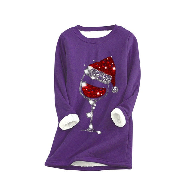 Comfortabele Wijn Kersttrui 'Comfy Winelovers™'