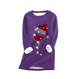 Comfortabele Wijn Kersttrui 'Comfy Winelovers™'