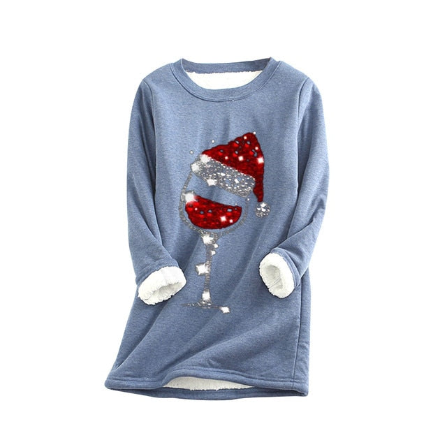 Comfortabele Wijn Kersttrui 'Comfy Winelovers™'