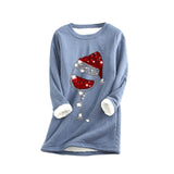 Comfortabele Wijn Kersttrui 'Comfy Winelovers™'