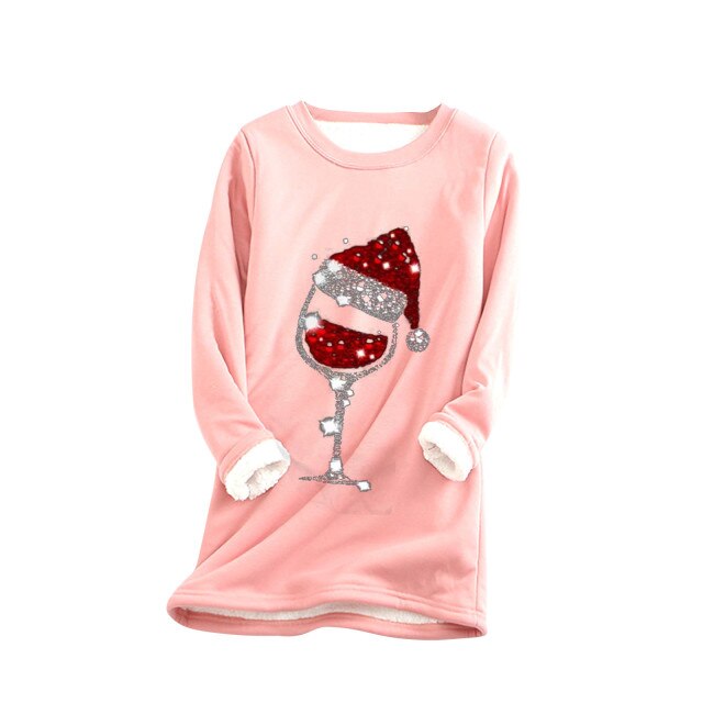 Comfortabele Wijn Kersttrui 'Comfy Winelovers™'