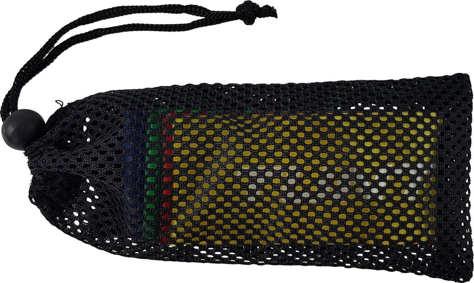 YOGA PILATES EN FITNESS STRETCHBANDEN SET (5 Stuks met 5 niveau's)