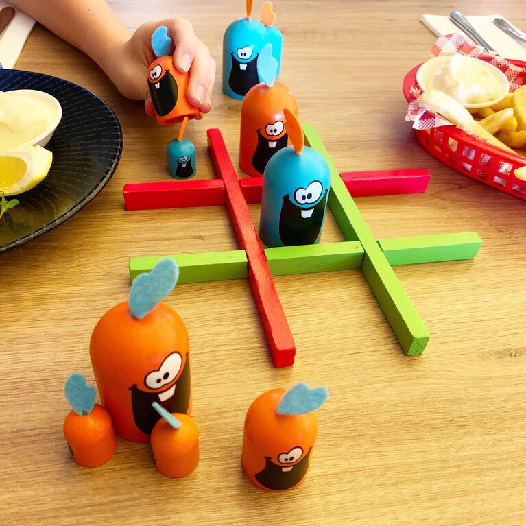 3D Boter, Kaas en Eieren™ - Hét nieuwe gezelschapsspel!