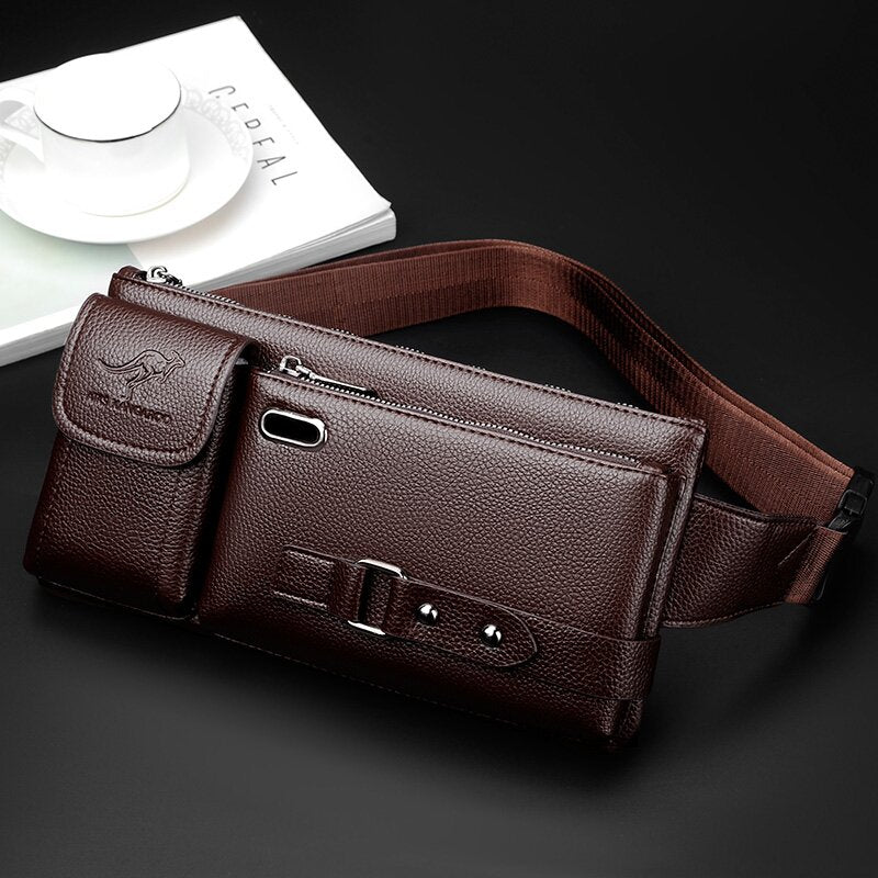 Lederen Sling Bag™ | Stijlvol in iedere Situatie!