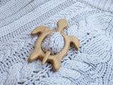 Handgemaakte Houten Broches