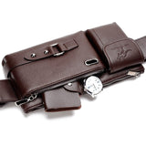 Lederen Sling Bag™ | Stijlvol in iedere Situatie!