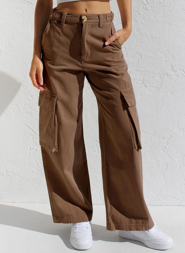 Verstelbare Straight Fit Cargo Broek