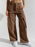 Verstelbare Straight Fit Cargo Broek