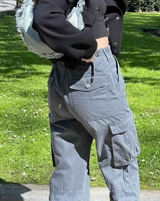 Verstelbare Straight Fit Cargo Broek