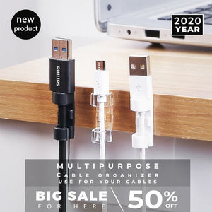Zelfklevende Kabel Bevestigers (20 Stuks!)