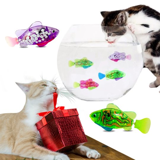 Elektrische Visjes - Katten Speelgoed
