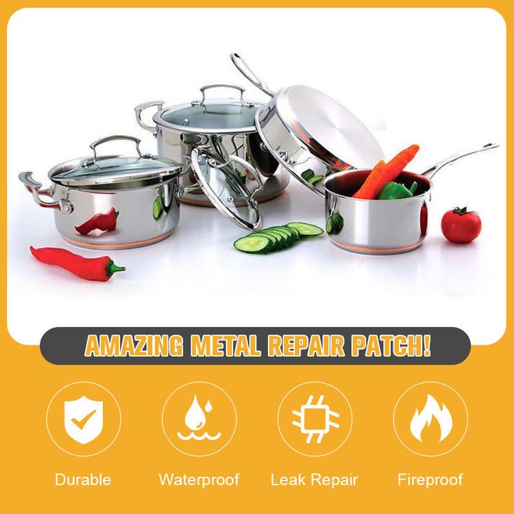 Metaal Reparatie Stickers (10 Stuks)