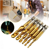Universele Schroefdraad Drill Bits (set van 6 stuks)