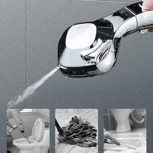 4 IN 1 DOUCHEKOP (MET HOGEDRUKSPUIT STAND!)