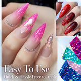 Nagelfolie Set (12 Vellen!)