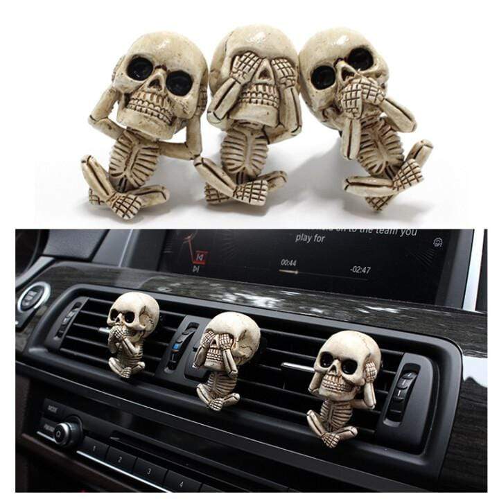 Decoratieve Auto Luchtverfrisser Skeletten (3 Stuks!)